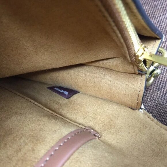 COACH Polished Pebble Tabby Chain Clutch Bag - Picture 11 of 13